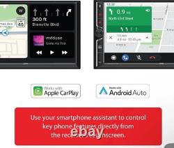 Dual Electronics XDCPA73W 7 Car Stereo Double DIN Wired and Wireless CarPlay