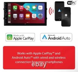 Dual Electronics XDCPA73W 7 Car Stereo Double DIN Wired and Wireless CarPlay