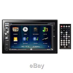 Dual XDVD276BT 2-Din DVD Car Receiver Package With Install Kit For GM Vehicles
