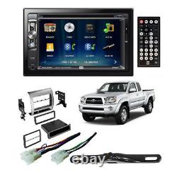 Dual XDVD276BT Double DIN CD/DVD Car Stereo Receiver for 2005-2011 Toyota Tacoma