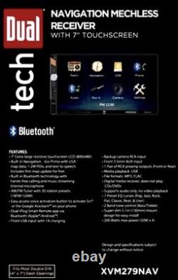 Dual XVM279NAV 7 LCD Navigation, Media, AM/FM Car Radio. NEW, NOT RECONDITIONED