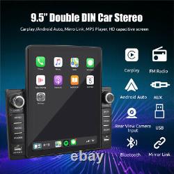 ESSGOO 9.5 Double 2 DIN Car Stereo Apple/Andriod Carplay Touch Screen Radio USB
