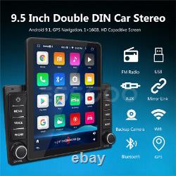 ESSGOO Double DIN 9.5 Android Car Stereo Radio MP5 GPS Navigation WIFI + Camera