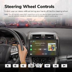 Eonon 10.1 Double DIN Android 12 GPS Navigation Car Stereo Apple CarPlay SatNav
