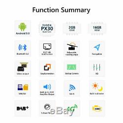 Eonon 10.1 Smart Android 9.0 4G WiFi Double 2DIN Car Radio Stereo GPS Bluetooth