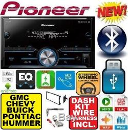 FITS CHEVY-GMC TRUCK-VAN-SUV Bluetooth Usb Radio Stereo Double Din Dash Kit