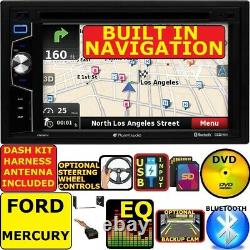 FORD MERCURY GPS NAVIGATION SYSTEM Bluetooth CD DVD USB AUX BT CAR Radio Stereo