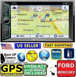 FORD MERCURY GPS NAVIGATION SYSTEM Bluetooth DVD CD USB AUX BT CAR Radio Stereo
