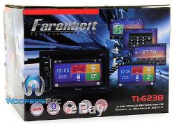 Farenheit Ti-623b 2-din 6.2 Tv CD Mp3 DVD Usb Aux Sd Bluetooth Car Stereo New