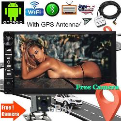 Fast Android Quad Core 7 Double 2DIN GPS Navi WiFi Car Stereo MP5 Radio Player