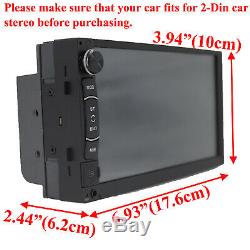 Fast Android Quad Core 7 Double 2DIN GPS Navi WiFi Car Stereo MP5 Radio Player