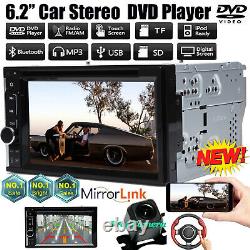 Fit Chevrolet Chevy GMC 1995-2002 2 Din DVD/CD Bluetooth USB Radio Stereo+Camera