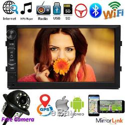 Fit Jeep Patriot Wrangler 7 2DIN Car Stereo Radio USB WIFI Mirror Link for GPS