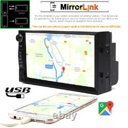Fit Toyota Corolla Avalon 2 Din Car Stereo Radio USB Wifi Mirrorlink for GPS+CAM