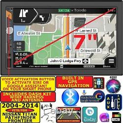 Fits 04-14 Nissan Pathfinder Frontier Titan Gps Navigation Bluetooth Car Radio