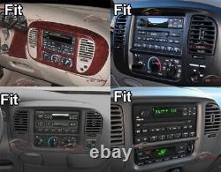 For 1997-2004 Ford F150 Double Din Radio Rotated Android 14 Stereo CarPlay GPS