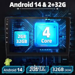 For 1997-2004 Ford F150 Double Din Radio Rotated Android 14 Stereo CarPlay GPS