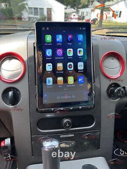 For 2004 2005-2008 Ford F150 Double Din Radio Rotated Android 14 Stereo CarPlay