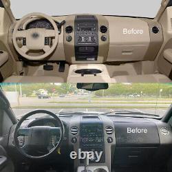 For 2004 2005-2008 Ford F150 Double Din Radio Rotated Android 14 Stereo CarPlay