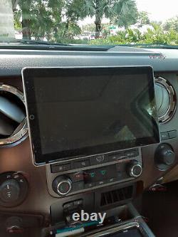 For 2006-14 Ford F-250 F-350 Super Duty Double Din Radio Rotated Stereo CarPlay