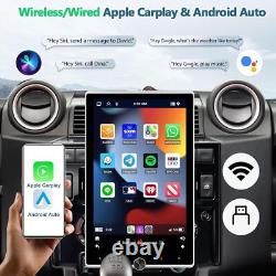 For 2006-14 Ford F-250 F-350 Super Duty Double Din Radio Rotated Stereo CarPlay
