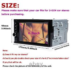 For 2007-2012 Nissan Altima Double 2 Din 6.2 Car Stereo HD Touch Screen DVD CD