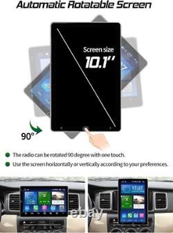 For 2008-2024 Chevrolet Express 10.1 Double Din Rotated Car Stereo Carplay Gps