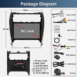 For 2012-2014 Toyota Camry Car Stereo Radio Android 13 Carplay GPS +Camera 10.1