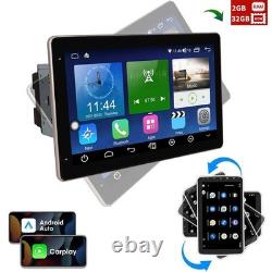For Chevrolet Tahoe Silverado 2003-2006 Double Din Rotated Car Stereo CarPlay