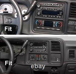 For Chevrolet Tahoe Silverado 2003-2006 Double Din Rotated Car Stereo Carplay