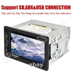 For Chevy Silverado 1500 6.9 2 DIN Car Stereo Radio DVD Player Bluetooth+Camera