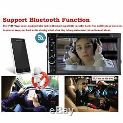 For Honda Accord Pilot 6.2 2 DIN Car Stereo CD DVD Radio Player Backup Camera