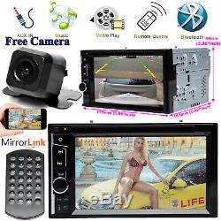 For Jeep Wrangler Compass Patriot Car CD DVD Radio Bluetooth Stereo+Rear Camera