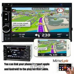 For Sony Lens Bluetooth Car Stereo DVD CD Player 6.2Radio SD/USB In-Dash+Camera