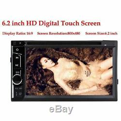 For Sony Lens Bluetooth Car Stereo DVD CD Player 6.2Radio SD/USB In-Dash+Camera