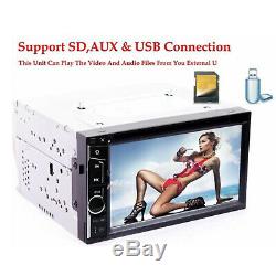 For Sony Lens Bluetooth Car Stereo DVD CD Player 6.2Radio SD/USB In-Dash+Camera