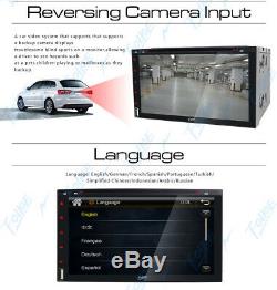 For Sony Lens Bluetooth Car Stereo DVD CD Player 7Radio SD/USB In-Dash+Camera