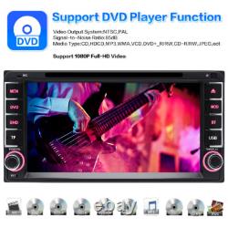 For Toyota Car Stereo CarPlay GPS Bluetooth Radio Double 2 Din 7 CD DVD Player