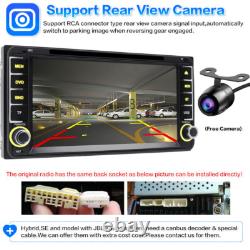 For Toyota Car Stereo CarPlay GPS Bluetooth Radio Double 2 Din 7 CD DVD Player