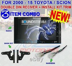 For Toyota & Scion Bluetooth Usb Car Radio Stereo Pkg. Opt. Rear Cam Soundstream