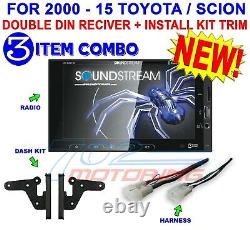 For Toyota & Scion Bluetooth Usb Car Radio Stereo Pkg. Opt. Rear Cam Soundstream