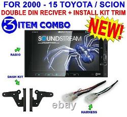 For Toyota & Scion Bluetooth Usb Car Radio Stereo Pkg. Opt. Rear Cam Soundstream