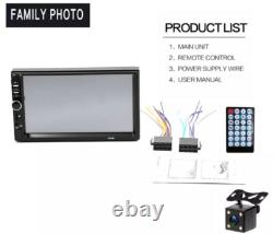 For all CHRYSLER car stereo Double Din 7 LCD Screen SWC black