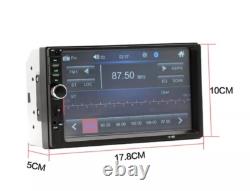 For all CHRYSLER car stereo Double Din 7 LCD Screen SWC black