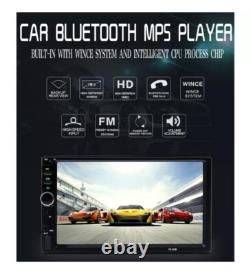 For all CHRYSLER car stereo Double Din 7 LCD Screen SWC black