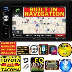 For/fits 05-11 Toyota Tacoma Gps Nav Bluetooth Usb Cd/dvd/aux Radio Stereo Pkg