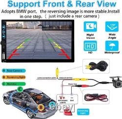 Full HD 7-Inch Touchscreen Double Din Stereo with Bluetooth & Reverse Camera