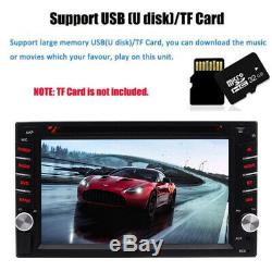 GPS Navigation+8GB Map Bluetooth Radio Double Din 6.2 Car Stereo DVD Player CD