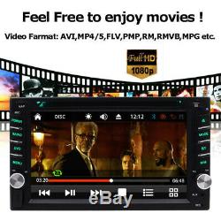 GPS Navigation+8GB Map Bluetooth Radio Double Din 6.2 Car Stereo DVD Player CD