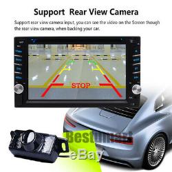 GPS Navigation+8GB Map Bluetooth Radio Double Din 6.2 Car Stereo DVD Player CD